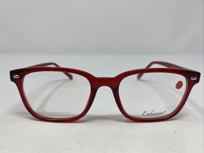 Enhance EN3997 SHINY RED 52-19-145 Plastic Full Rim Eyeglasses Frame /N23