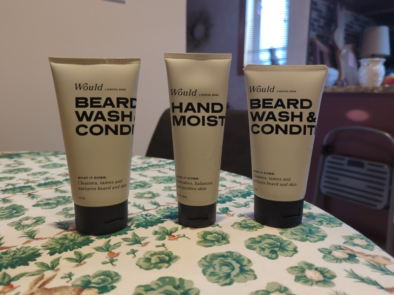 Would Brand Beard Wash & Conditioner(X2) 5 oz. Tubes + Hand Moisturizer 4 oz.