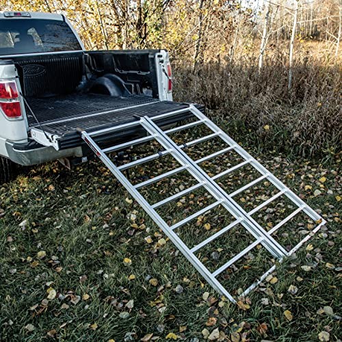 70-inch Bi-Fold Aluminum Truck, UTV/ATV Loading Ramp 70-Inch, 1250lb. Capacity gallery