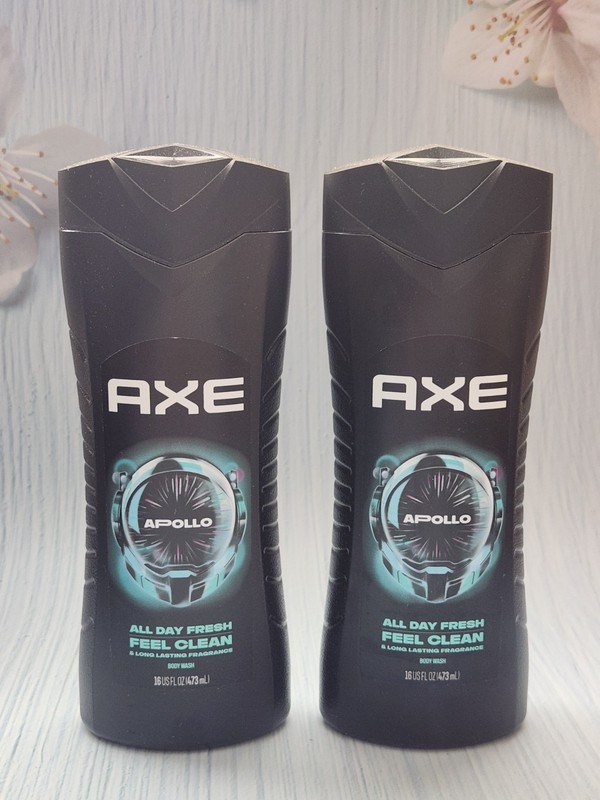 (Pack of 2)Axe Apollo Refreshing Long Lasting Body Wash Sage and Cedarwood 16 oz