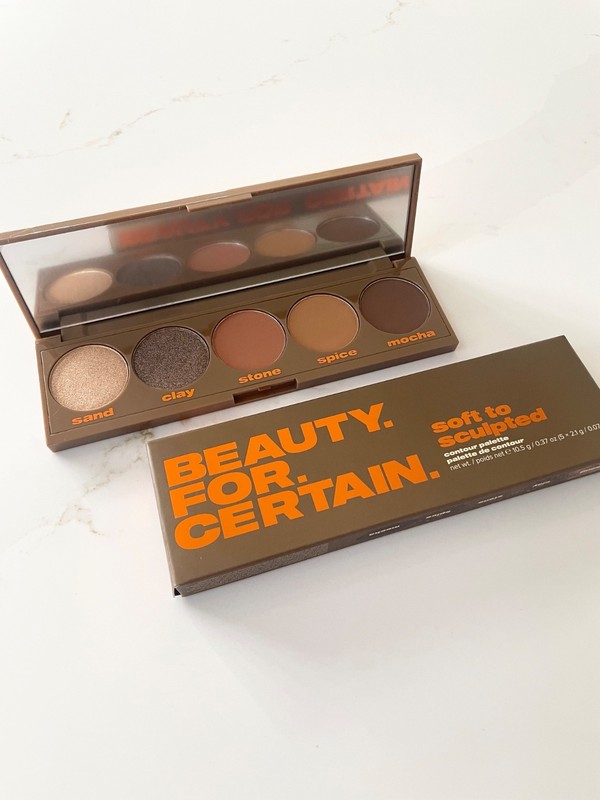 BEAUTY FOR CERTAIN Soft To Sculpted Contour Palette 5 Shades NIB Free Shipping
