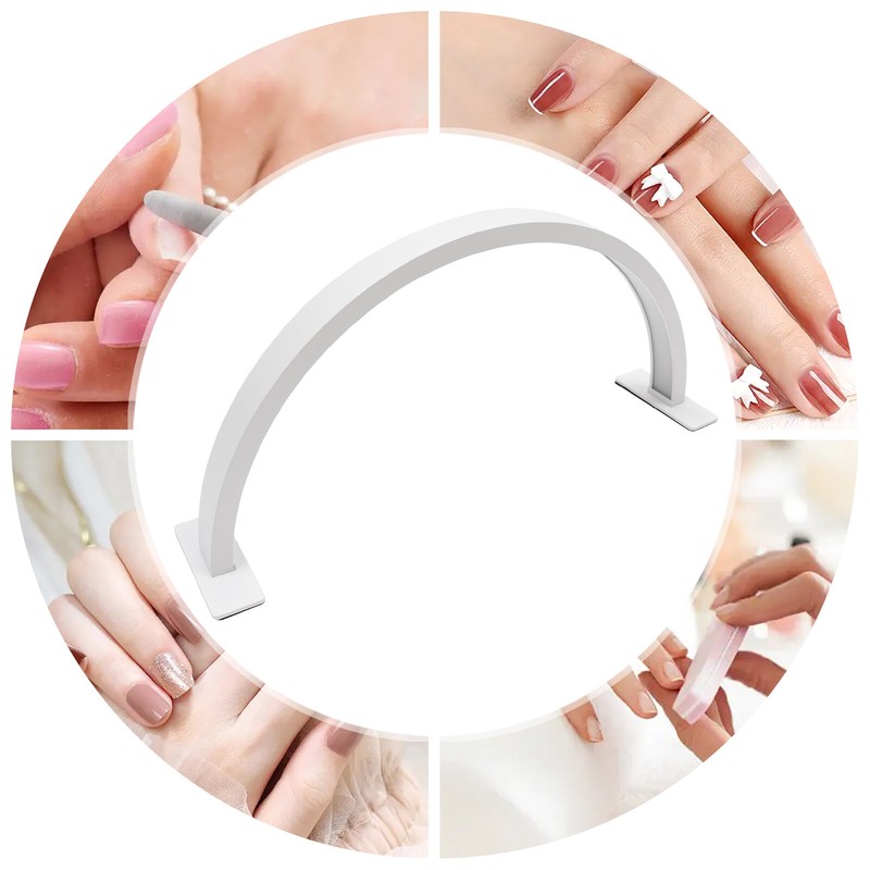Half Moon Light LED Nail Art Beauty Salon Skincare Desk Light Adjust Brightness