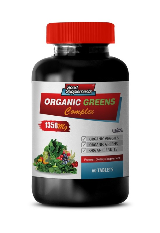 natural detox supplement – ORGANIC GREENS COMPLEX 1350MG – anti inflammatory 1B