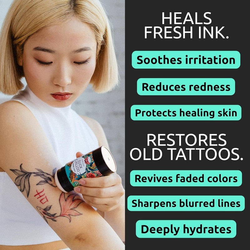 Tattoo Balm Stick – Tattoo Aftercare Ointment & Tattoo Butter Moisturizer – Tatt gallery