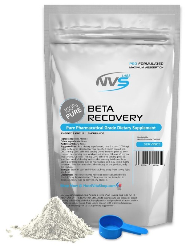 2.2lb (1000g) 100% BETA ALANINE POWDER KOSHER -RECOVER- HPLC PHARMACEUTICAL USP