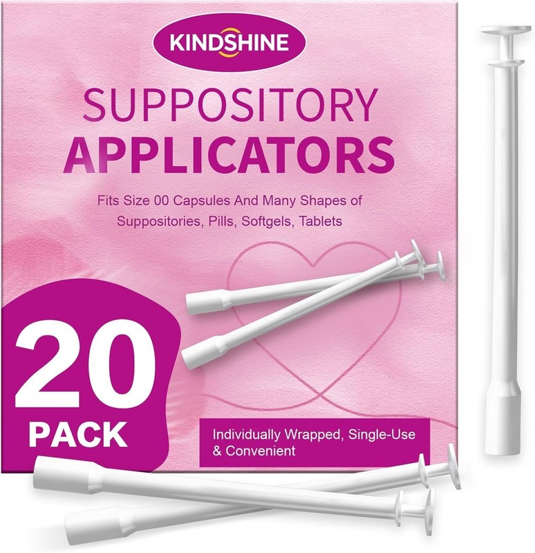 Disposable Vaginal Suppository Applicators | Fits Most Size & Brands