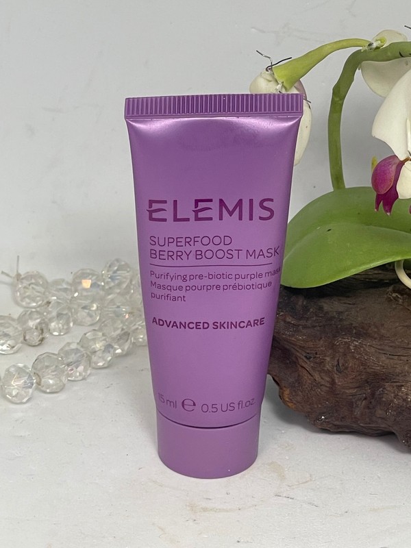5x Elemis Superfood Berry Boost Purifying Pre-Biotic Purple Mask -.5 fl oz -New gallery