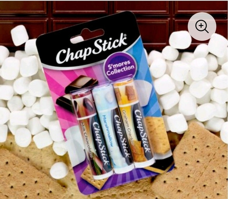 3 Pack 0.15 oz. Chapstick Smores Collection Chocolate Marshmallow Graham New