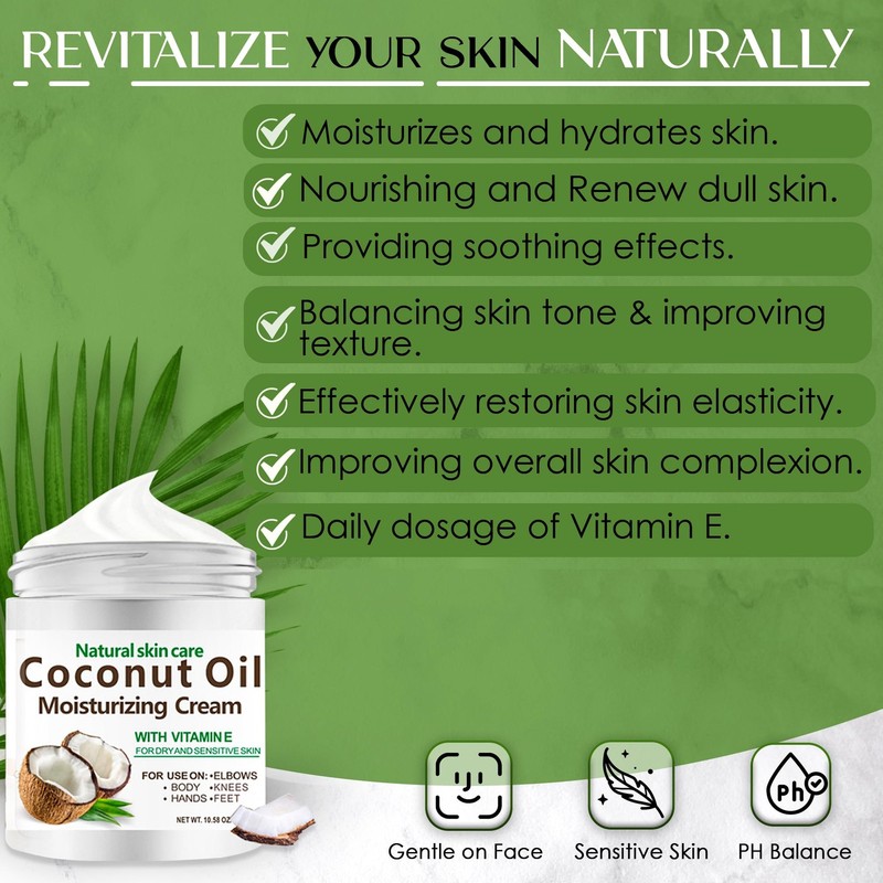 DR MEINAIER Coconut Oil Cream. Spa size 10.5 oz Moisturizing Cream. Coconut Oi gallery