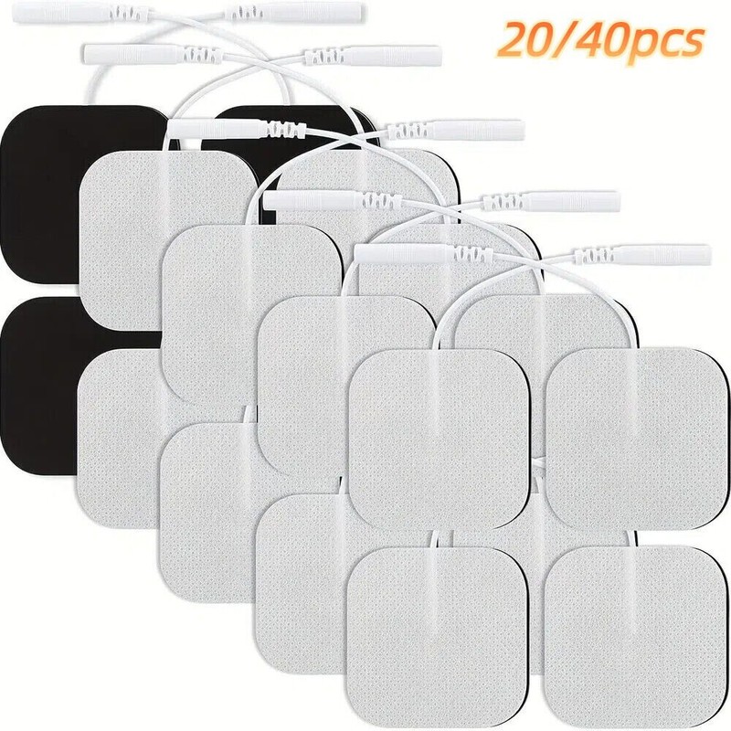 20/40pcs Tens Electrode Pads EMS Replacement Unit Muscle Stimulator Pain Relief