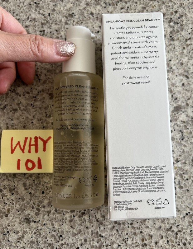 ALO GLOW SYSTEM Enzyme Facial Cleanser 3.2oz/95mL FULL SZ NEW BOX SEALED RET$32 gallery