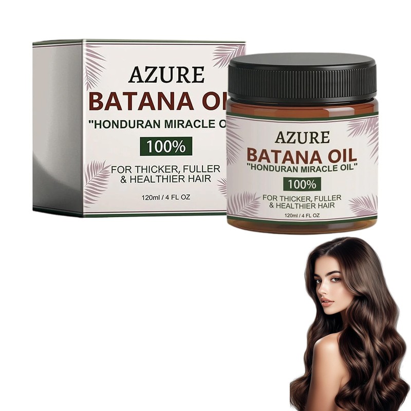 Azure Batana Oil for Hair Growth 100% Pure Organic Repair Split End Hair Care
