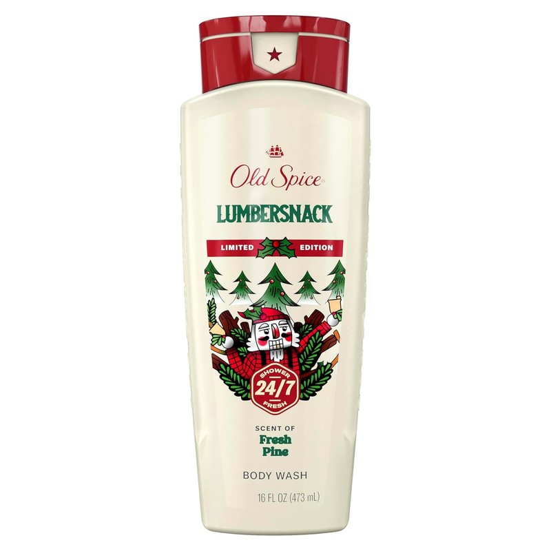 Old Spice Holidudes Lumbersnack Body Wash Pine Scent 16 oz