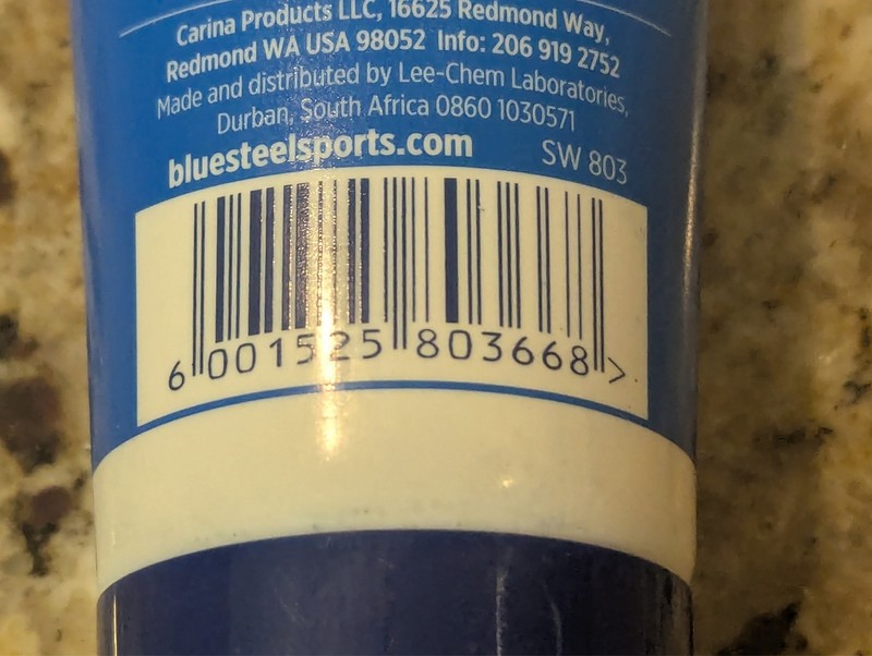 Blue Steel Sports Anti Chafe Cream 3.3 fl oz exp: 04/2028 gallery