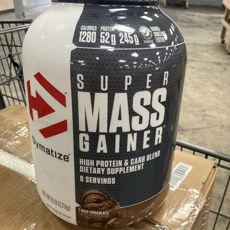 Dymatize Super Mass Gainer Protein Powder, Rich 6 Pound (Pack of 1) EXP 5/2026