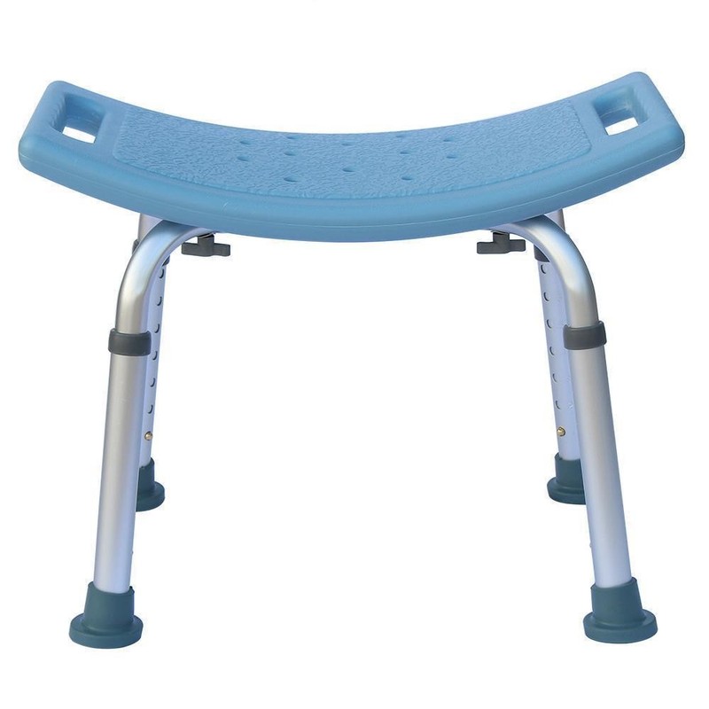 7 Height Adjustable Bath Shower Chair Medical Bench Bathtub Stool Seat Anti-Slip gallery
