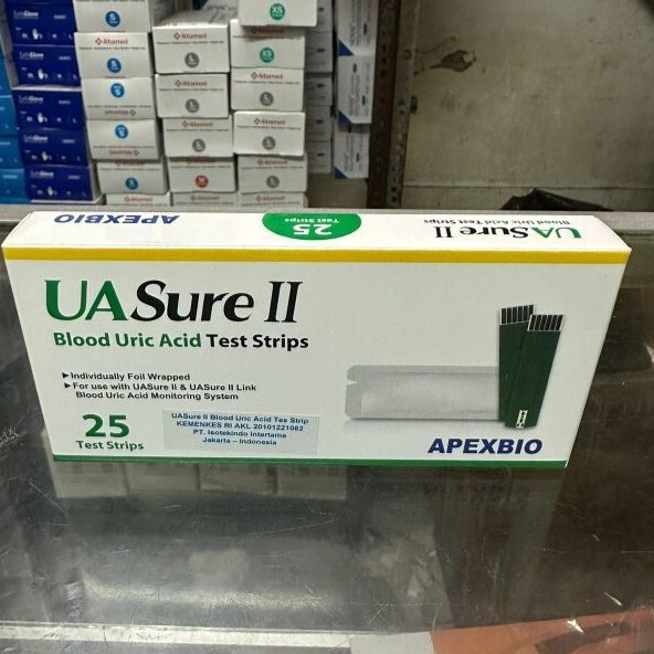 NEW 2026 - UASure II Uric Acid Test Strips Blood Monitoring @25 Test Strips
