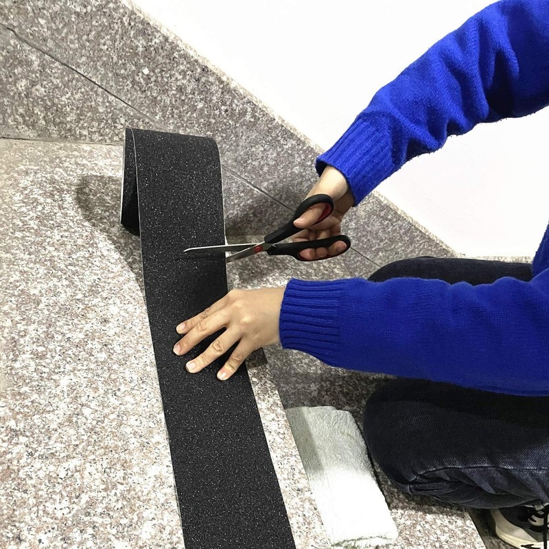 Black Anti-Slip Tape 4" x 35Ft - Waterproof Safety Grip gallery