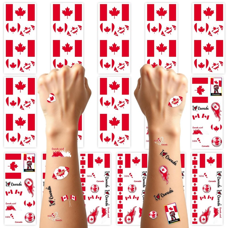16 Sheets 12×6CM Temporary world cupFlag Tattoos, Face 12×6CM, colorful gallery