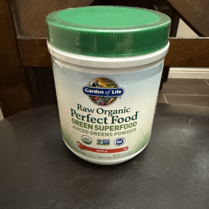 Raw Organic Perfect Food by Garden of Life, 231 gram Apple 30 Exp 04/2026