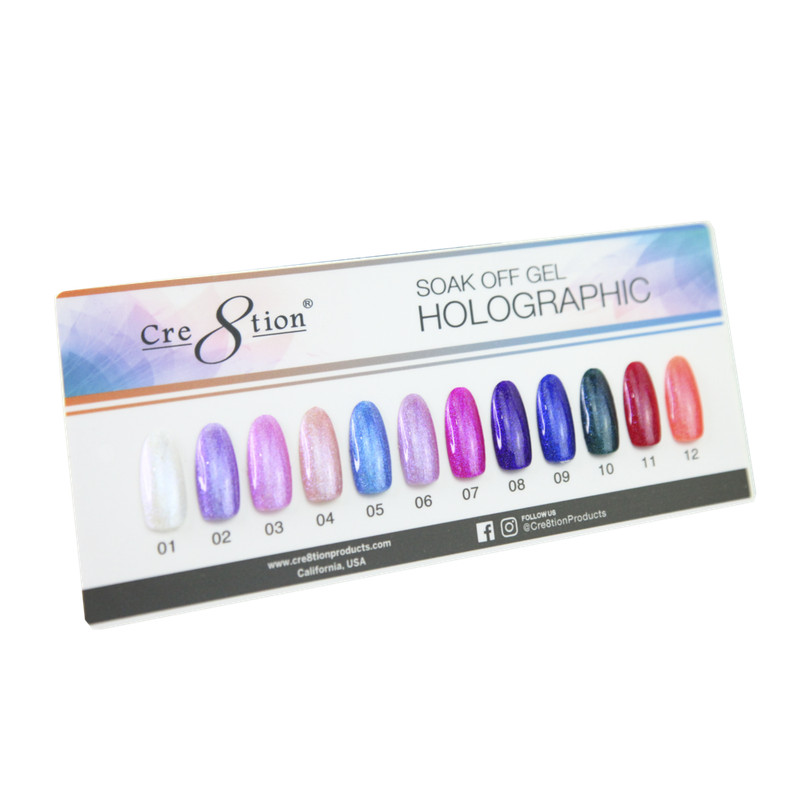 Cre8tion Holographic Collection Soak Off Gel Polish (15 ml/.5 fl oz) – Pick Any