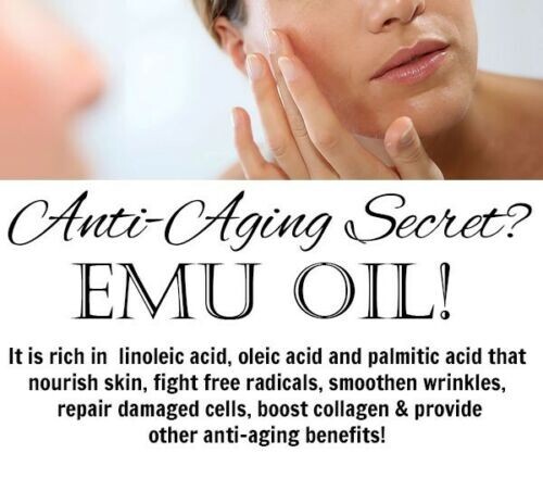 100% PURE ORGANIC EMU OIL - Triple Refined - 2oz to 32oz - Anti-Aging/Wrinkle gallery
