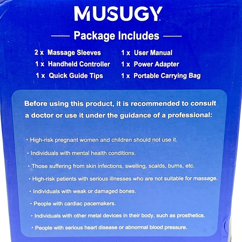 Musugy Air Compression Foot And Leg Recovery System Model FE-7230 gallery