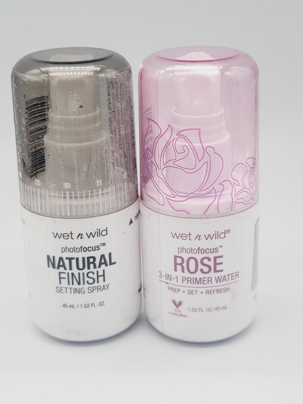 Wet n Wild NATURAL FINISH, Seal The Deal #301A & Rose Primer Water #132 Rosé