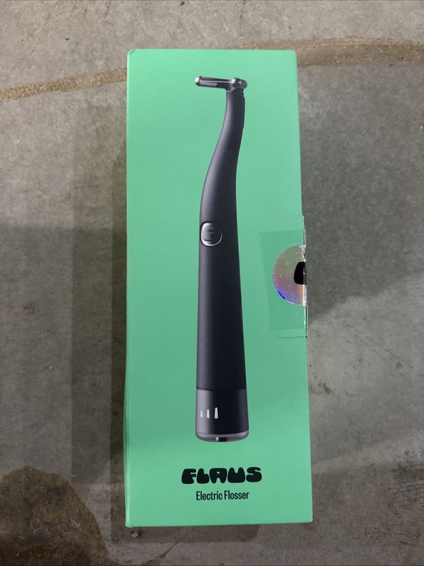 Flaus Electric Flosser NEW IN SEALED BOX (black)