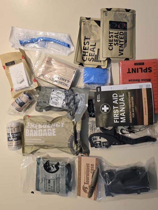 Rhino Rescue Trauma Kit / IFAK Refill Lot – NEW Sealed – Truck/Travel Kit