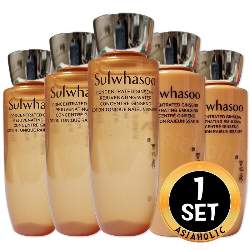 Sulwhasoo Concentrated Ginseng Renewing 25ml Water EX + Emulsion EX (2pcs~20pcs) gallery