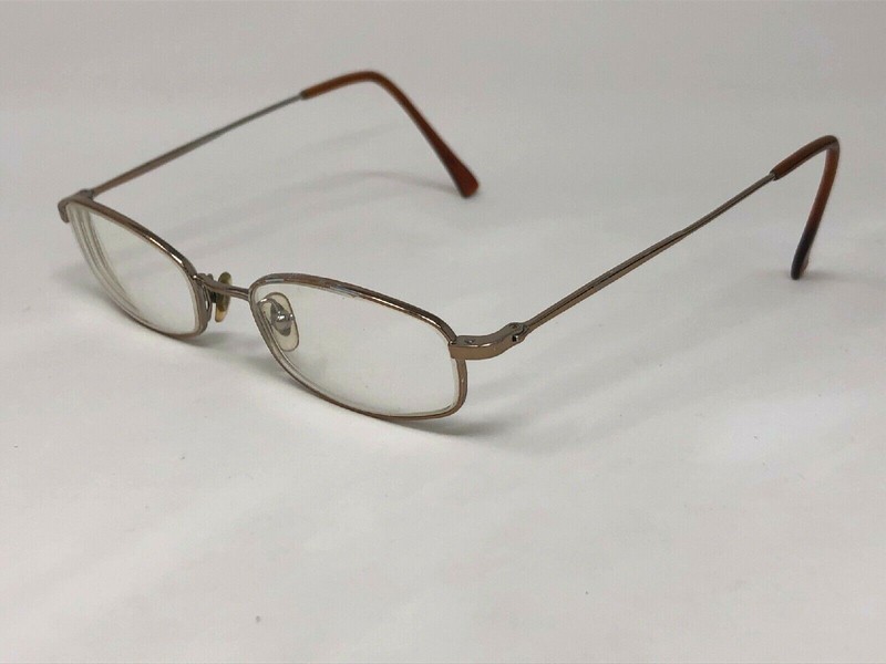 RAY-BAN Eyeglasses Frame RB6105 2531 46-17-140 Gold/Brown Polish NO55