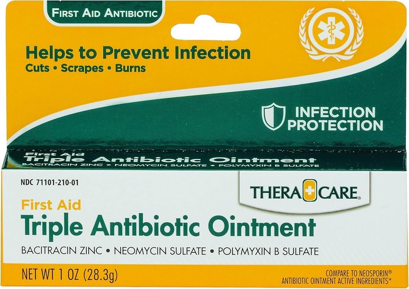 Triple Antibiotic Ointment, 1Oz Tube for Infection Prevention and Wound Care