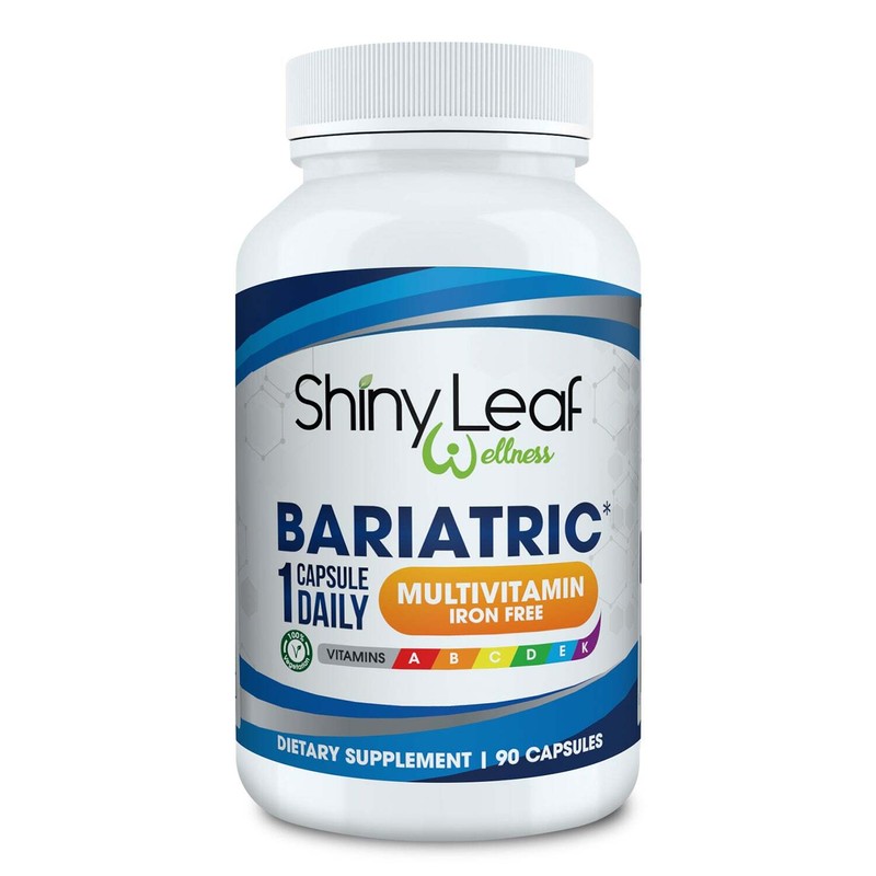 Bariatric Multivitamin Iron-Free (Once-a-day Vegetarian Capsule) Shiny Leaf