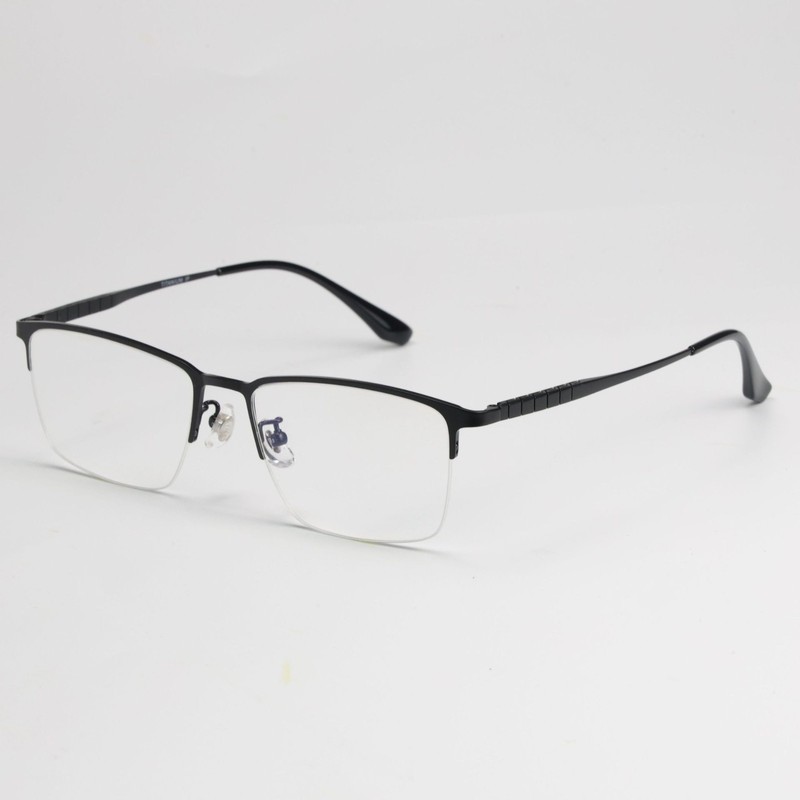 Business Eyebrow Eyeglass Frames Retro Women Men Titanium Glasses 55 18-148mm