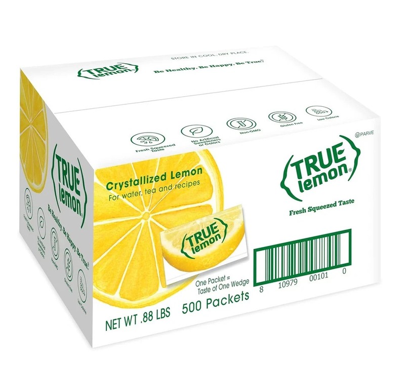 True Lemon 500Ct (Pack of 1) – Water Enhancer – Bulk Dispenser – 0 Calorie Drink
