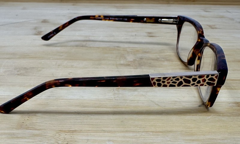 Nicole Miller New York Designer Eyeglasses Frames Lisa BRN Brown 52-17 135 READ! gallery