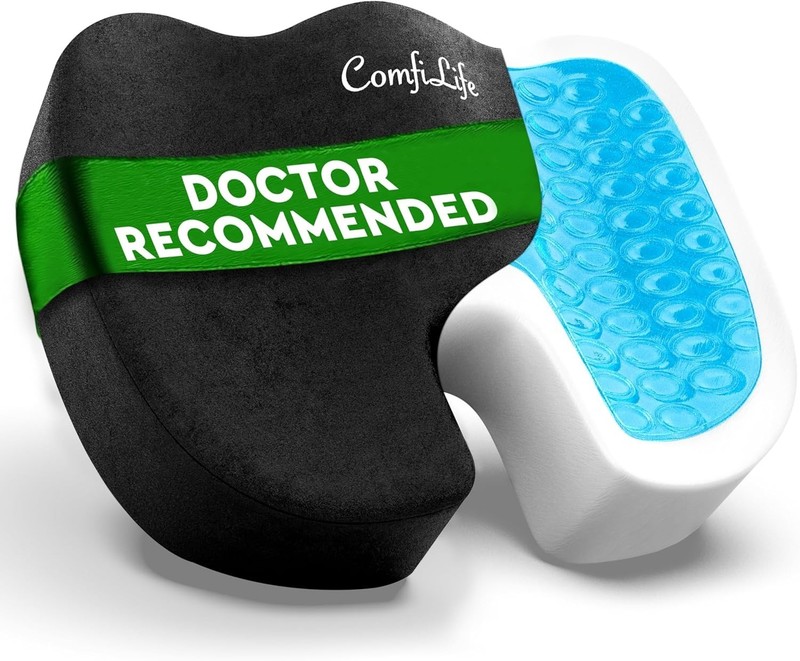 Gel & Memory Foam Seat Cushion – Doctor Recommended Office Chair Cushion, Car... gallery