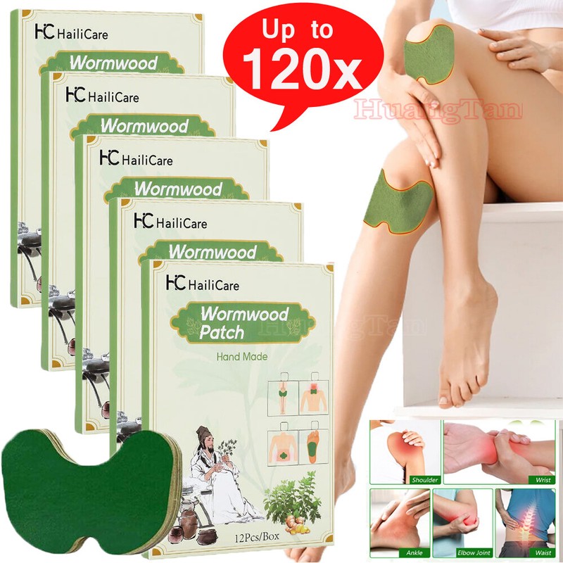 Knee Pain Relief Patches Plaster Sticker Wormwood Knee Pain Joint Ache US gallery