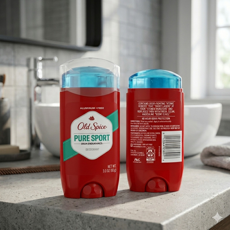 3 Pack Old Spice Deodorant for Men, Aluminum Free, Pure Sport 3.0 oz. gallery