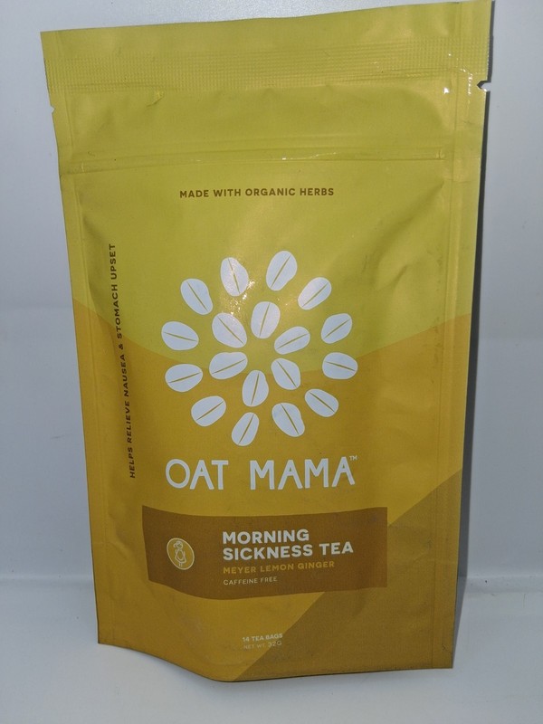 Morning Sickness Tea, Meyer Lemon Ginger, Caffeine Free, 14 Tea Bags, 32g 9/2027