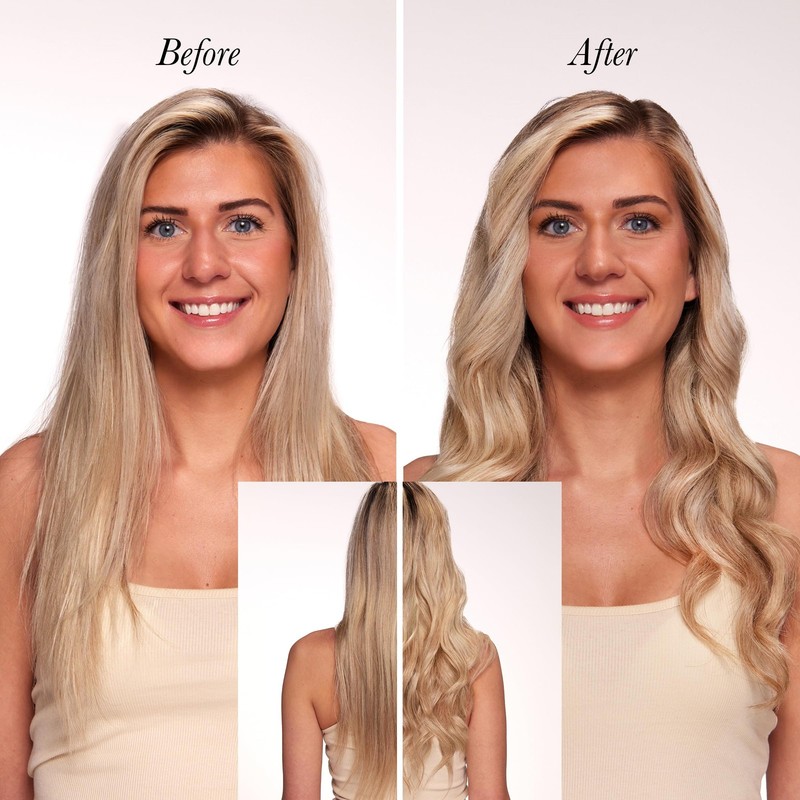 Le Duo Edge 360° Airflow Titanium Styler Blush | 2-in-1 Flat Iron Straightene... gallery