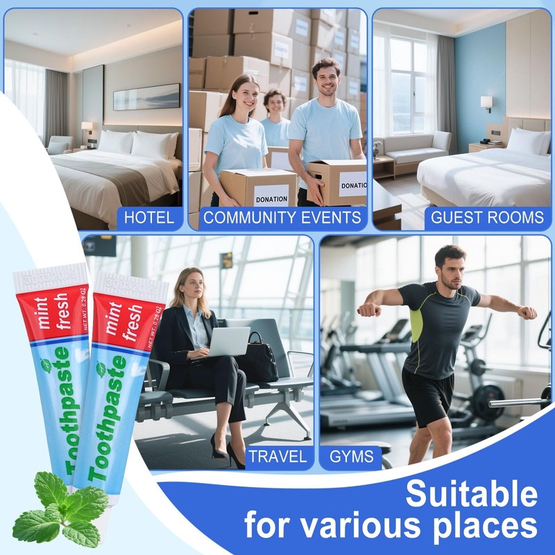 0.28oz Small Toothpaste Travel Size Bulk,Mini 1 Ounce (Pack of 40) gallery