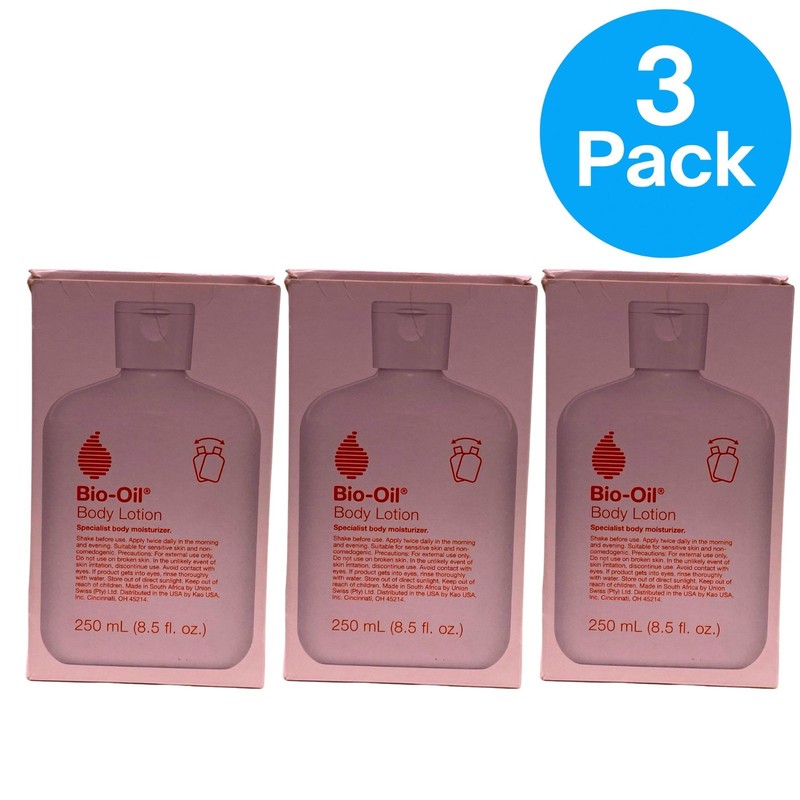 Bio-Oil Body Lotion – High-Oil Ultra-Light Hydration – 8.5oz – 3 Pack Bundle