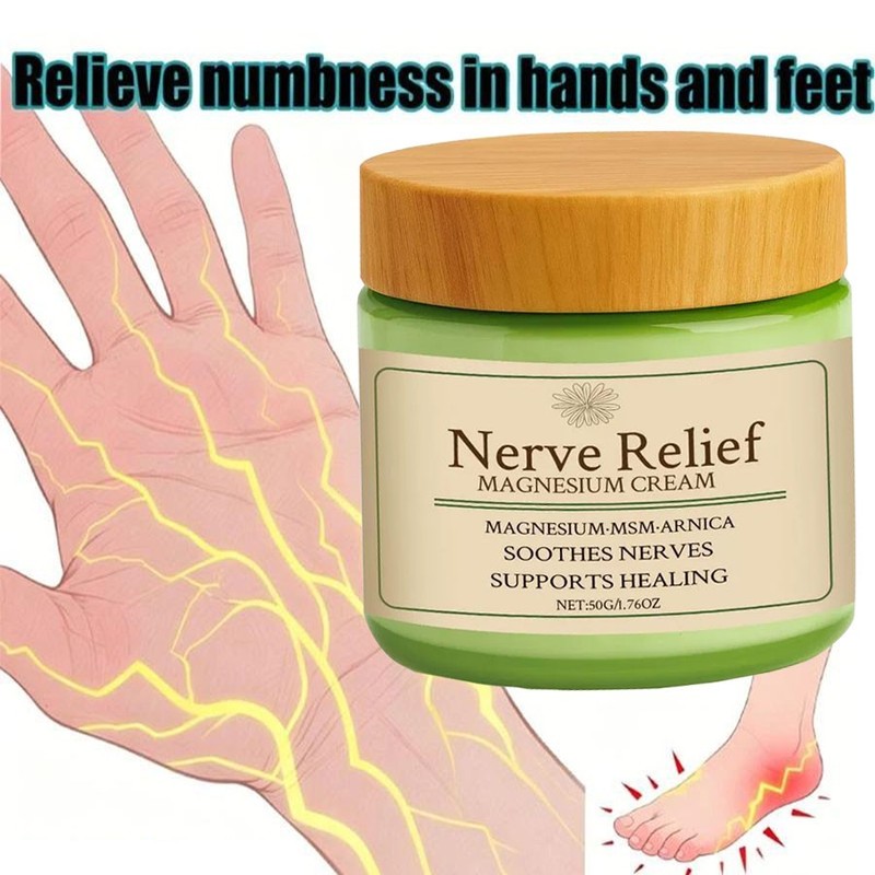 Total Relief Magnesium Cream, Nerve Relief Magnesium Cream for Skin Soothing USA