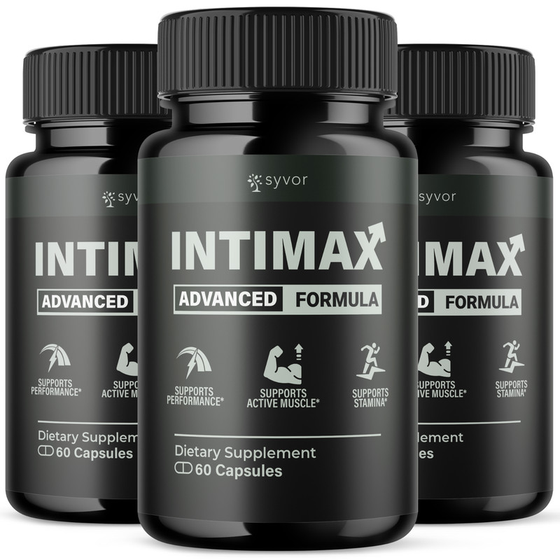 (3 Pack) Intimax for Men Advanced Max Formula Vitamin Supplement 180 Capsules