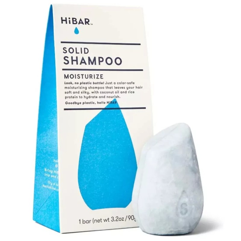 HiBAR Solid Shampoo Moisturize 3.2 oz 0 Plastic PK-1