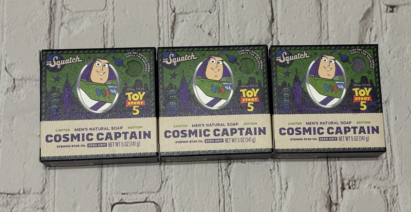 3 Packs Dr. Squatch Toy Story 5 Buzz Lightyear Cosmic Captain, In Box