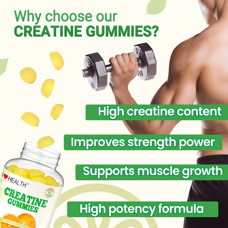 Creatine Monohydrate Gummies - Muscle Growth- STRENGTH - Recovery gallery