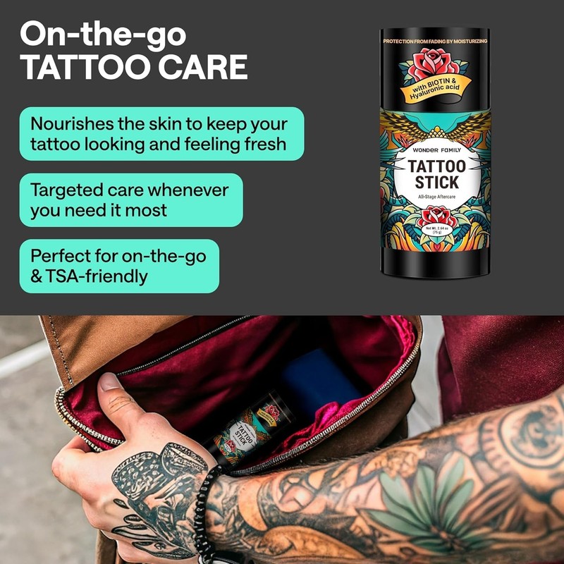 Tattoo Balm Stick – Tattoo Aftercare Ointment & Tattoo Butter Moisturizer – Tatt gallery